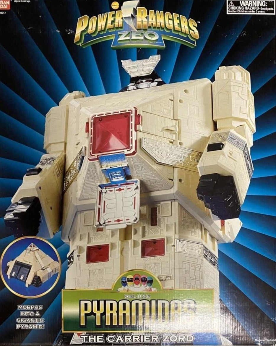 Bandai 1995 Power Rangers Zeo Ohranger DX Deluxe King Pyramider The Ca ...