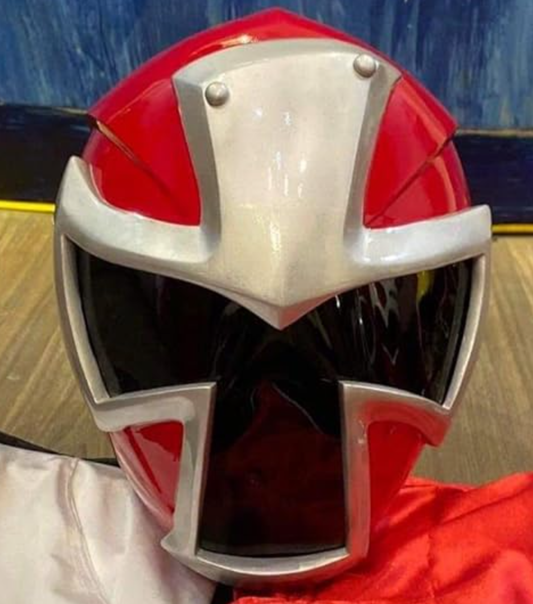 Toei Official 2015 Power Rangers Shuriken Sentai Ninninger Red Fighter Plastic Mask Figure Cosplay