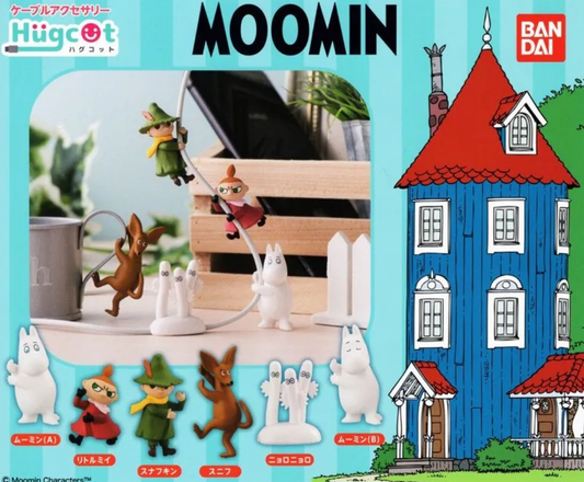 Bandai Hugcot Gashapon The Story of Moomin Valley Type A 5 Collection Figure Set