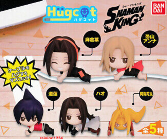 Bandai Hugcot Gashapon Shaman King The Super Star 5 Collection Figure Set