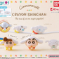 Bandai Hugcot Gashapon Sanrio Cinnamoroll x Crayon Shin Chan 5 Collection Figure Set