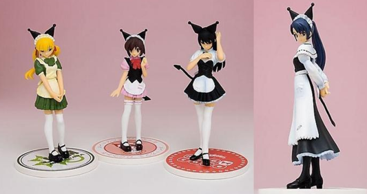 Banpresto Costume Party Welcome to Maid Cafe Sanrio My Melody Kuromi ver 4 Trading Figure Set