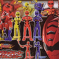 Bandai Power Rangers Jungle Fury Gekiranger Gashapon 6 Mini Action Mascot Collection Figure Set