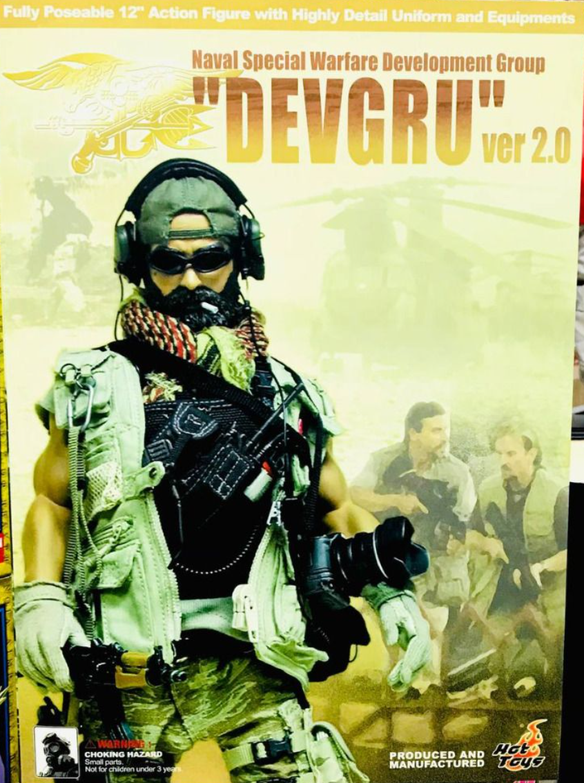 Hot Toys 1/6 12" Naval Special Warfare Development Group DEVGRU ver 2.0 Action Figure