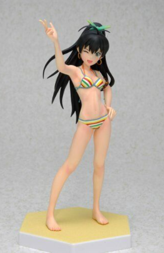 Wave 1/10 Beach Queens The Idol M@ster Hibiki Ganaha Swimsuit Bikini Pvc Figure