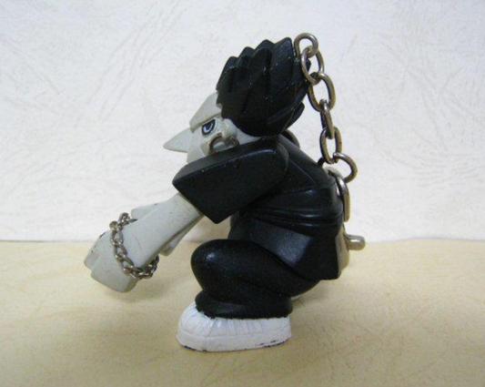 Michael Lau LMF Lazymuthafucka Crazysmiles Crazychildren Gardener Davy Monochrome ver Key Chain Strap Vinyl Figure