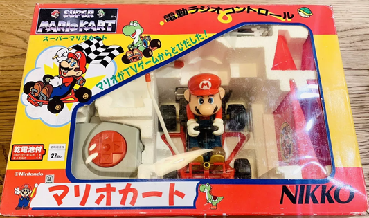 Nikko 1997 1/24 Super Mario Kart Radio Control Car Action Figure