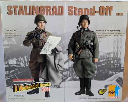 Dragon 1/6 12" A Weekend of Heroes 2004 Stalingrad Stand-Off Col Kozlov & Alfred von Habsburg-Hohenberg Action Figure