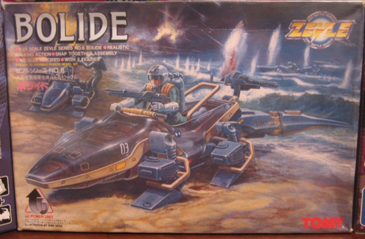 Tomy Zoids 1/24 Zevle Series No 6 Bolide Plastic Model Kit Action Figure