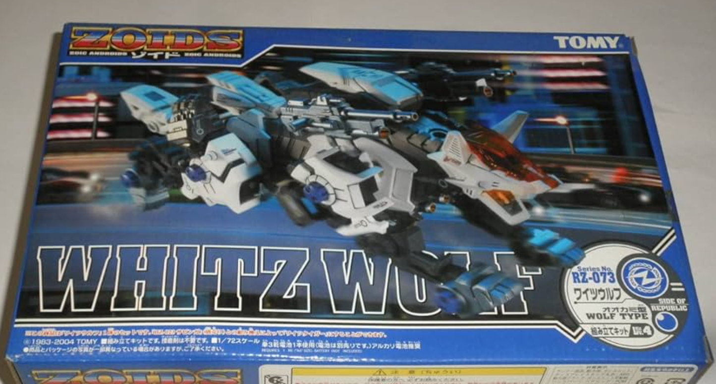 Tomy Zoids 1/72 RZ-073 Whitz Wolf Type Model Kit Figure