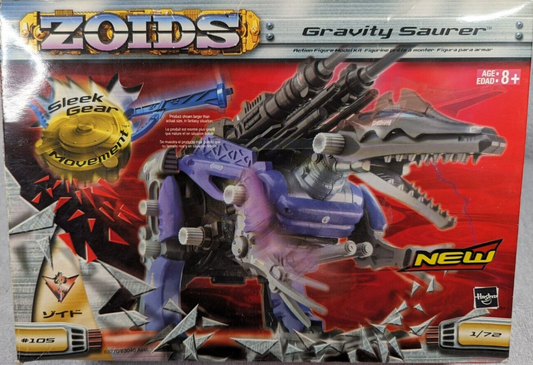 Hasbro Zoids 1/72 #105 Gravity Saurer Model Kit Action Figure