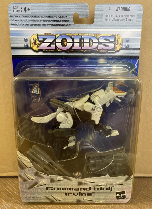 Hasbro 2002 Zoids Command Wolf Irvine Action Figure