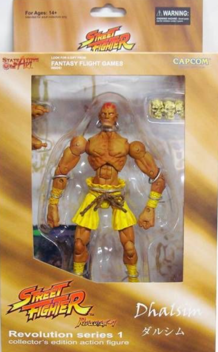 Sota Toys Capcom Street Fighter Revolution Series 1 Dhalsim Action Figure