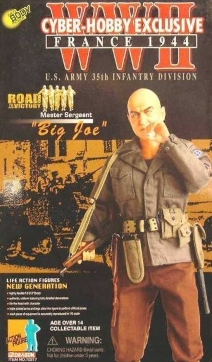 Dragon 1/6 12" WWII France 1944 U.S. Army 35th Infantry Division Master Sergeant Big Joe Action Figure