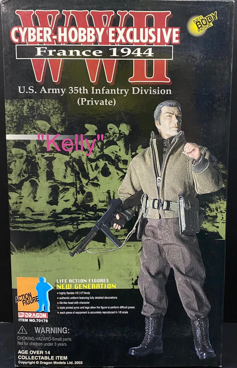 Dragon 1/6 12" WWII France 1944 U.S. Army 35th Infantry Division Kelly Action Figure