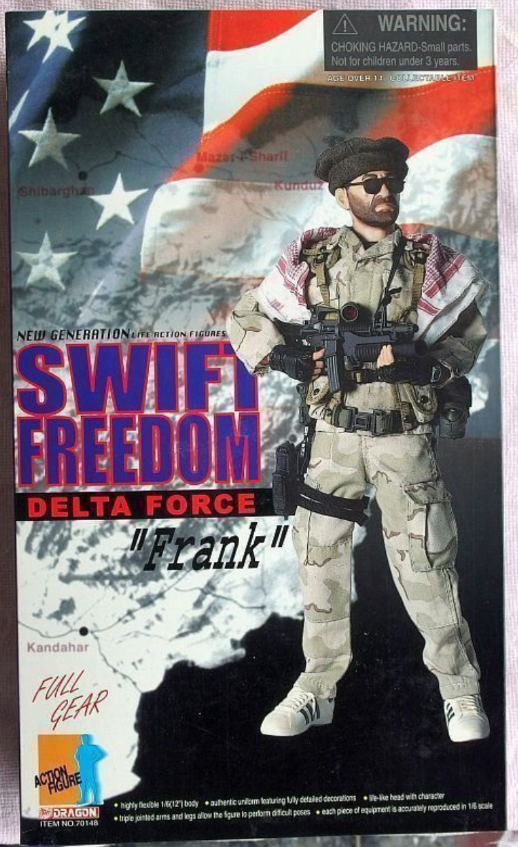 Dragon 1/6 12" Swift Freedom Delta Force Frank Action Figure