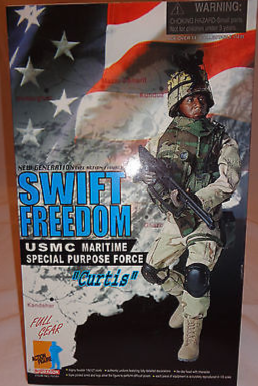 Dragon 1/6 12" Swift Freedom USMC Maritime Special Purpose Force Curtis Action Figure