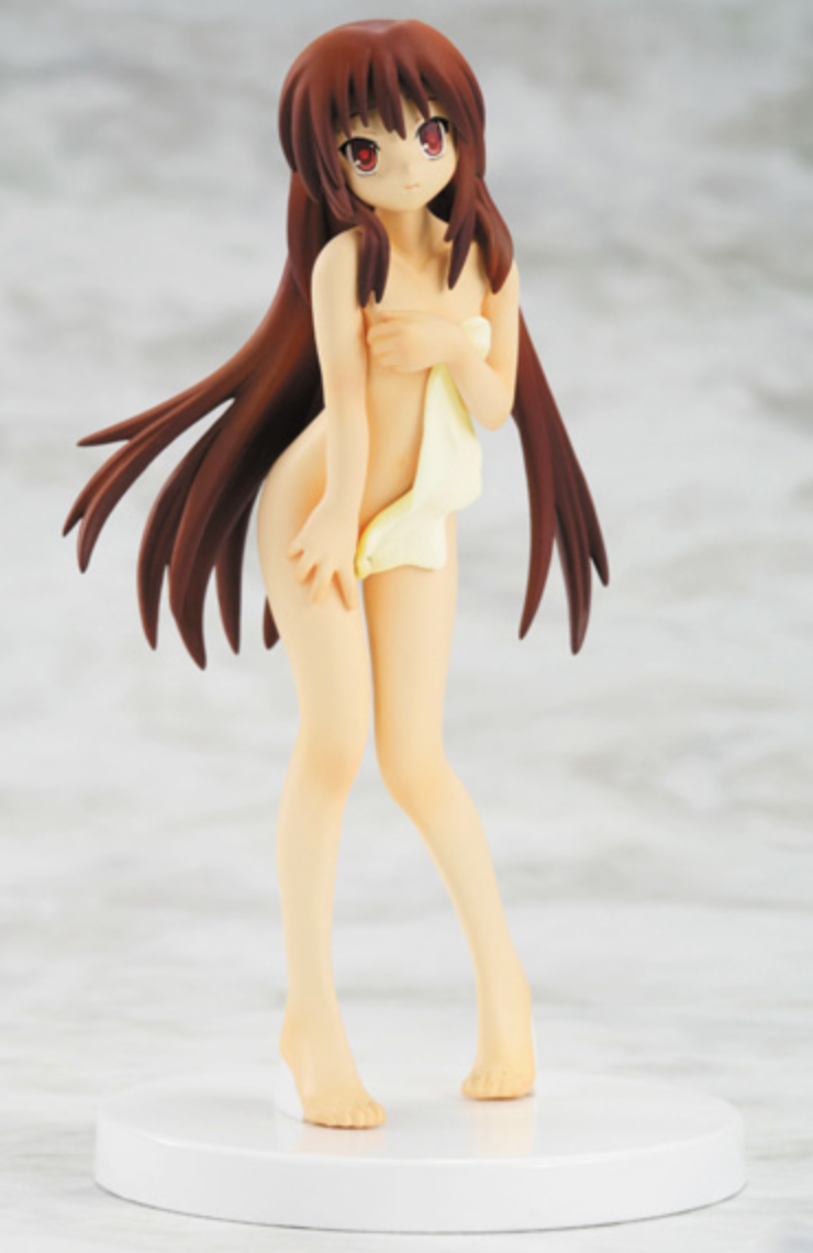 Toy's Works Dengeki G's Magazine Little Busters Natsume Rin Bath ver Trading Figure