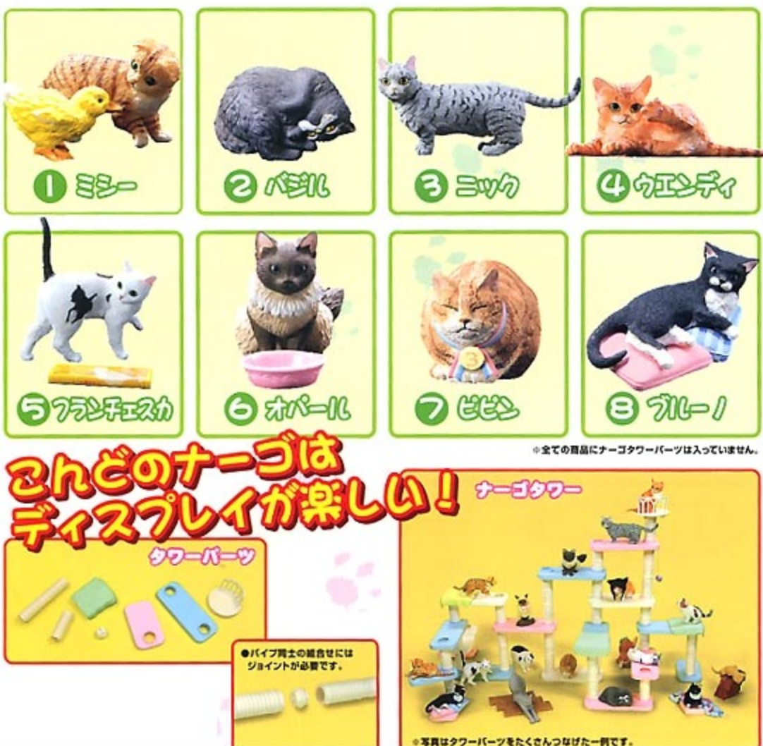 Bandai Cat Neargo Collection Part 5 1 Sealed Box 12 Random Trading Figure Set