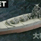 Takara 1/700 Micro World Battleship Yamato Type C 7 Trading Figure Set