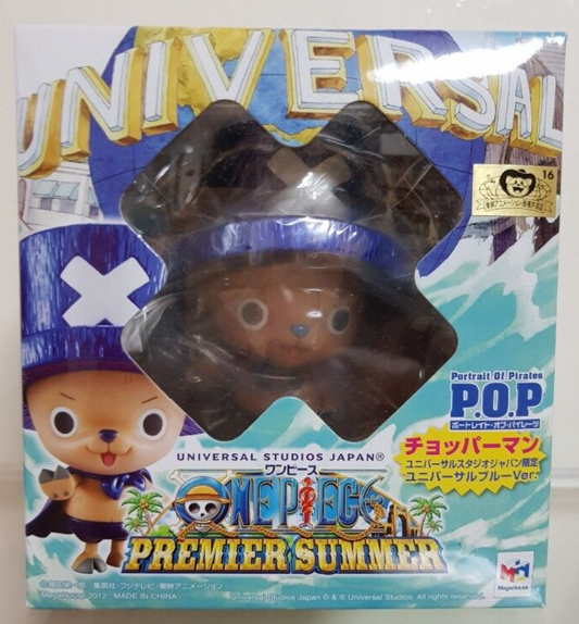 Megahouse 1/8 One Piece Excellent Model Portrait of Pirates POP Chopper Man Universal Studios Japan Metallic Blue ver Pvc Figure