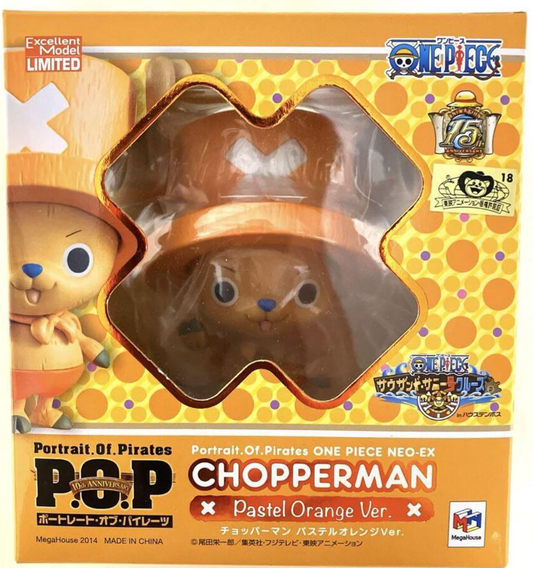 Megahouse 1/8 One Piece Excellent Model Portrait of Pirates POP Chopper Man Pastel Orange ver Pvc Figure