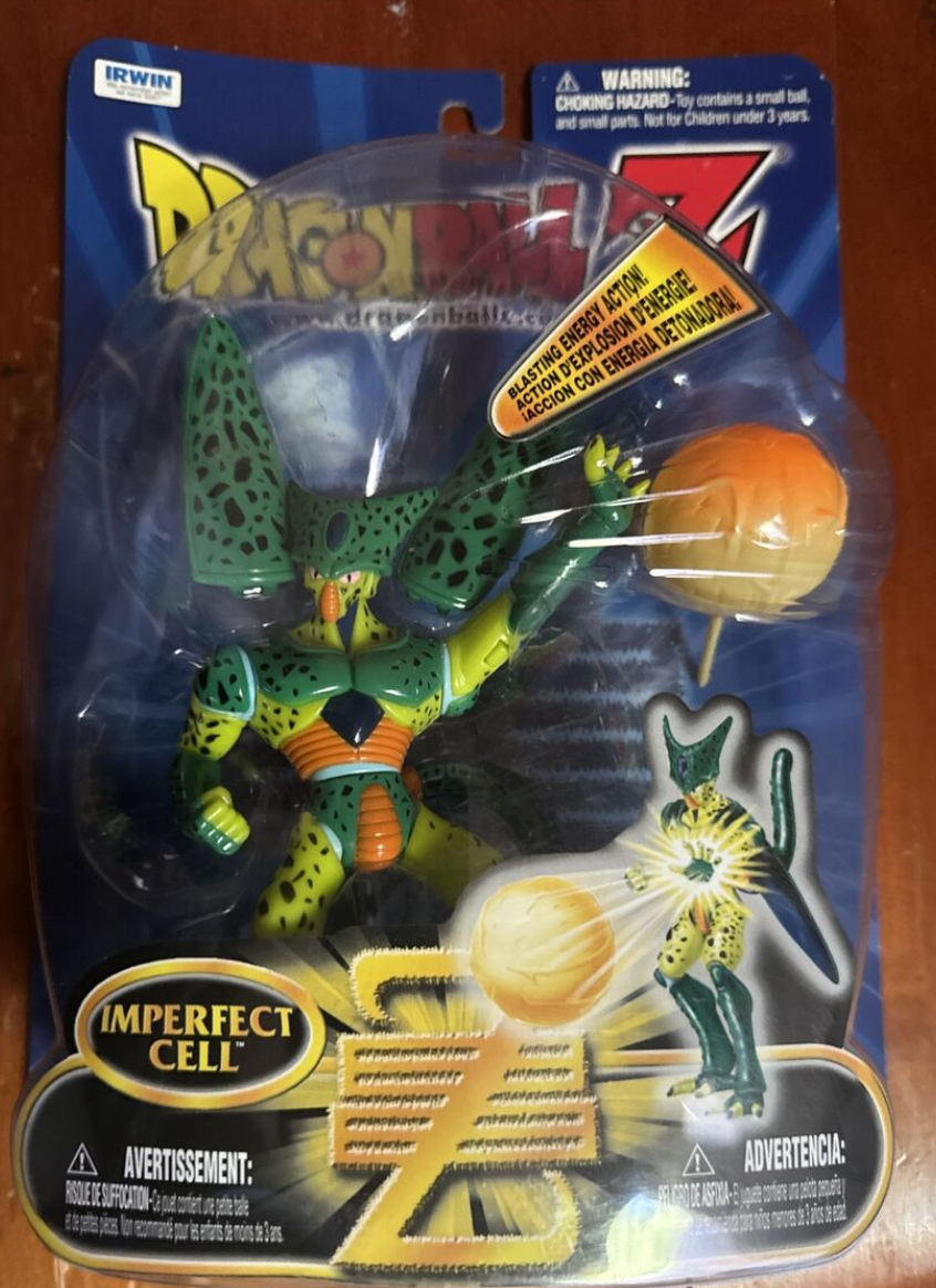 Irwin toys Dragon Ball Z Imperfect Cell 6" Action Figure