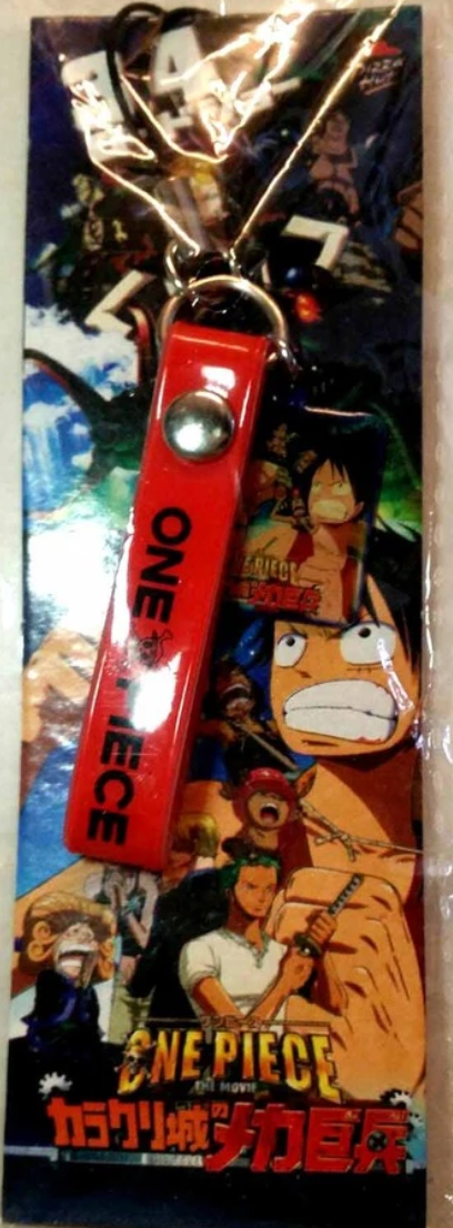 2006 One Piece The Movie The Giant Mechanical Soldier of Karakuri Castle Limited Phone Strap Trading Figure