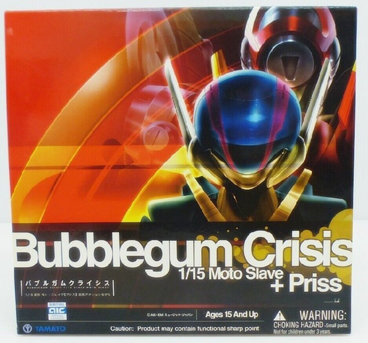 Yamato 1/15 Bubblegum Crisis Moto Slave + Priss Action Figure