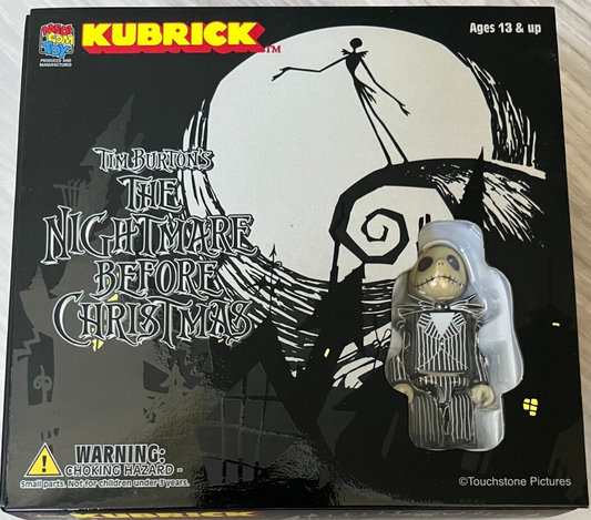 Medicom Toy Kubrick 100% Tim Burton The Nightmare Before Christmas Jack Skellington & Santa Claus & Zero Action Figure Set