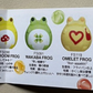 Bandai Frog Style Gashapon Bank Frog EX 8 Collection Figure Set