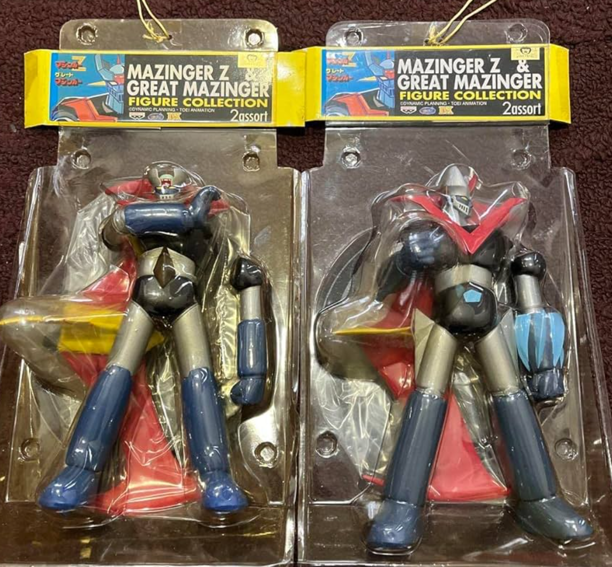 Banpresto 1999 Mazinger Z & Great Mazinger 2assort Collection Trading Figure Set