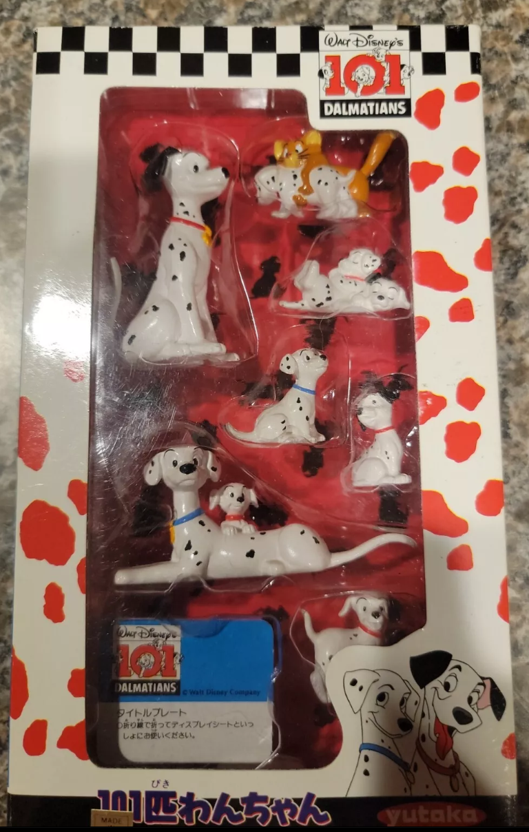 Yutaka 1995 Disney Video Tape Character Collection Vol 5 101 Dalmatians Trading Figure