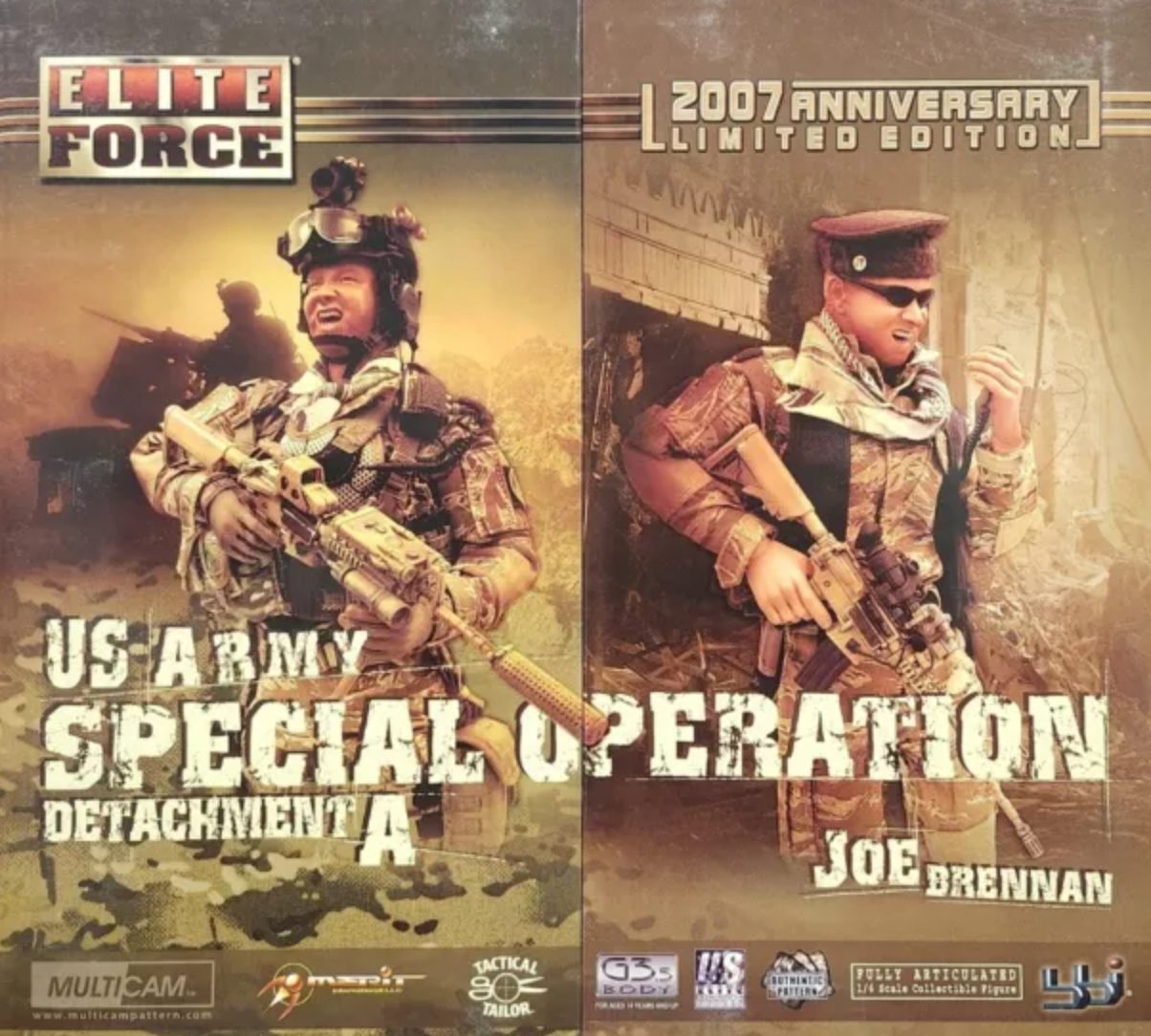 BBi 1/6 12" 2007 Anniversary Limited Edition US Army Special Operation Detachment A Joe Brennan Action Figure