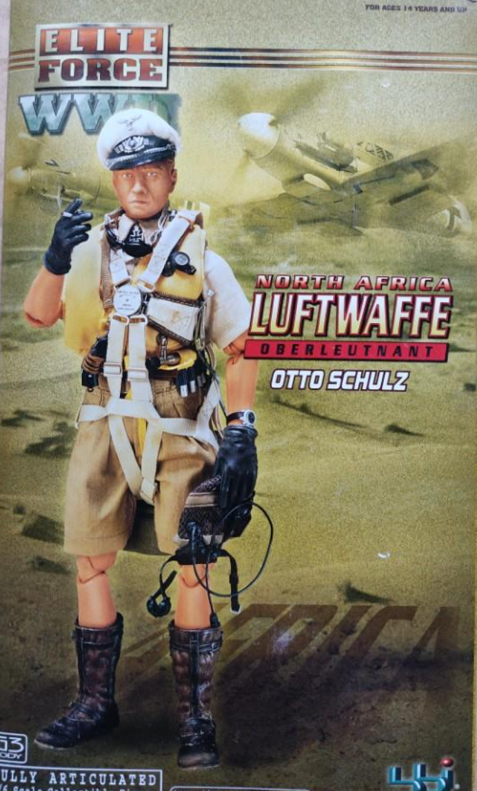 BBi 1/6 12" WWII North Africa Luftwaffe Oberleutnant Otto Schulz Action Figure