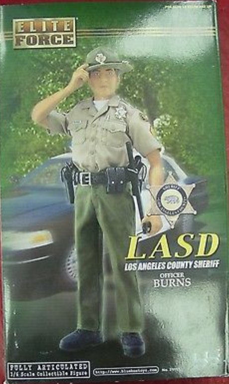 BBi 1/6 12" Elite Force LASD Los Angeles County Sheriff Officer Burns Action Figure