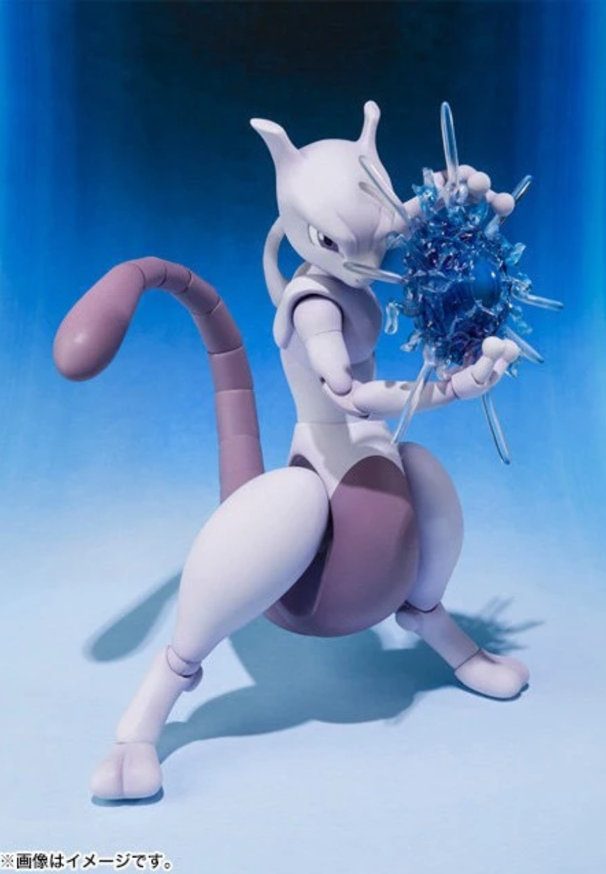 Bandai Tamashii Nations D-arts Pokemon Pocket Monsters Mewtwo Limited Edition w/ Mew Action Figure