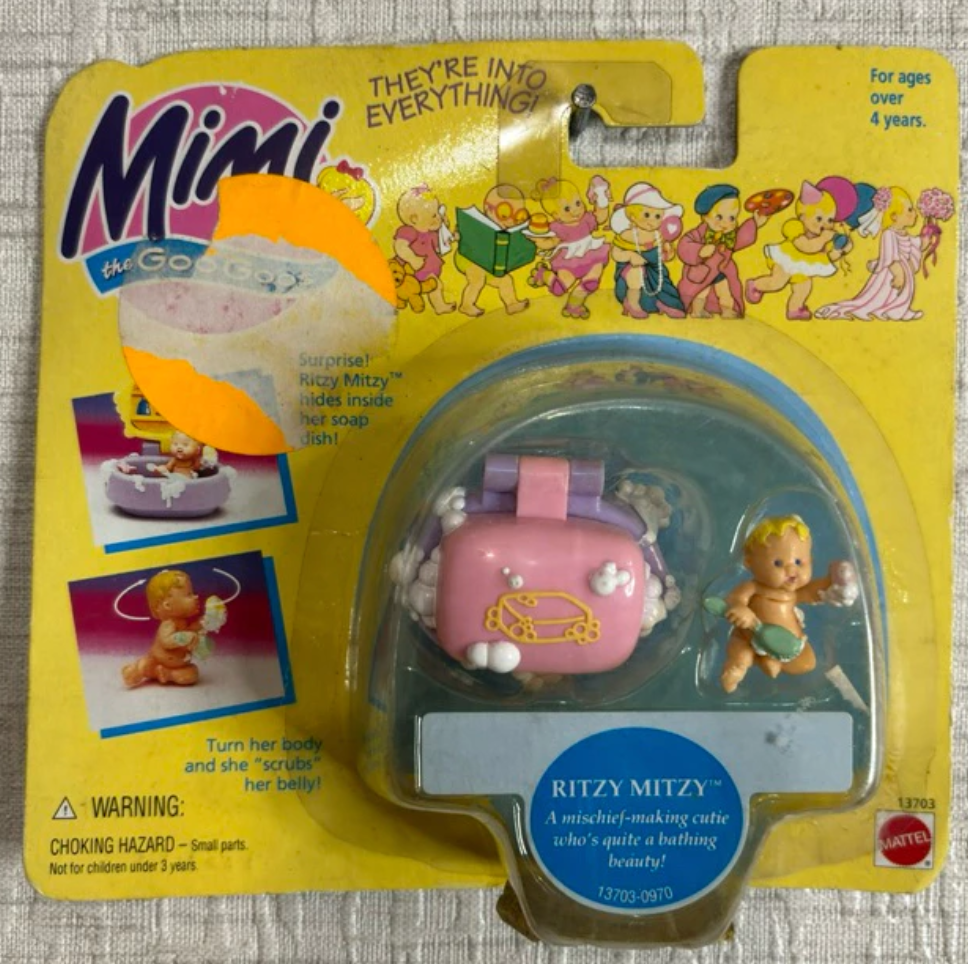 Mattel 1995 Mimi and the Goo Goos Ritzy Mitzy Trading Figure