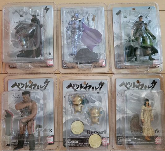 Art Of War Berserk Mini Figure Vol 2 6 Trading Collection Figure Set