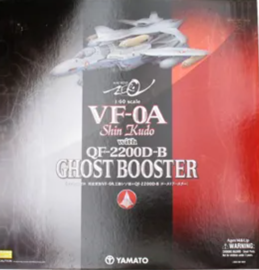 Yamato 1/60 Robotech Macross Zero Shin Kudo QF-2200D-B Ghost Booster VF-0A Action Figure Set