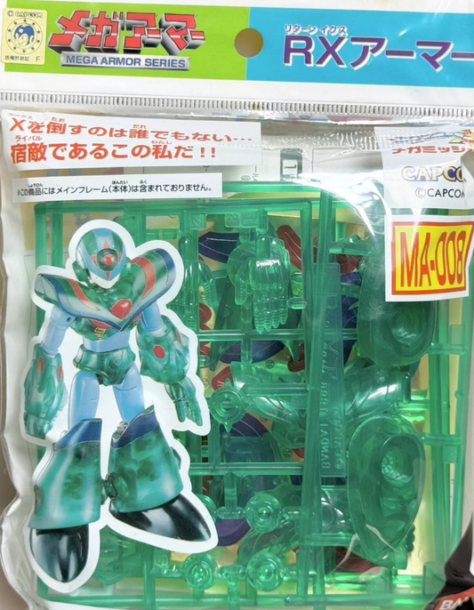 Bandai 1996 Capcom Mega Man Rockman X MA-008 RX Armor Plastic Part Model Kit Figure