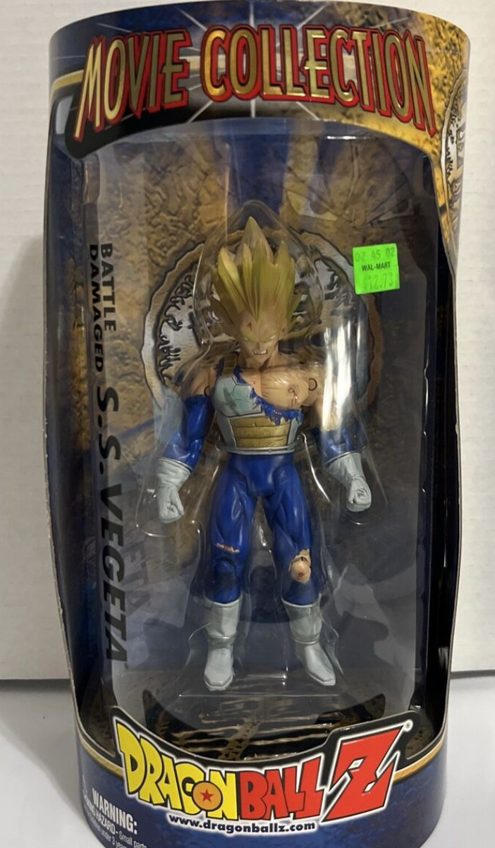 Dragon Ball Z Movie Collection Battle Damaged Super Saiyan S.S. Vegeta 9" Action Figure