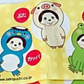 Yujin Monchhichi Gashapon Cosplay Animal Part 1 5 Mini Phone Strap Figure Set