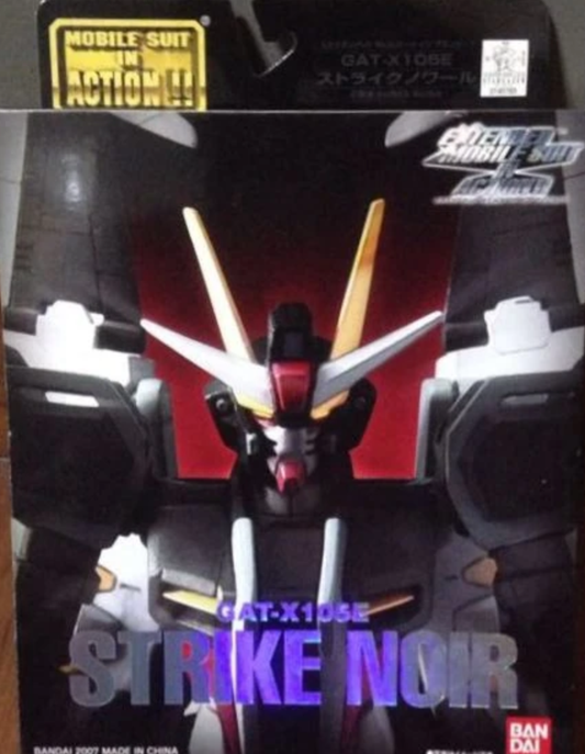 Bandai 2007 Extended Mobile Suit in Action EXMSIA Gundam GAT-X105E Strike Noir Figure