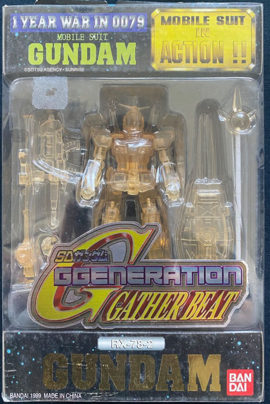 Bandai 1999 Mobile Suit in Action MSIA MIA 1 Year War 0079 Gundam RX-78-2 SD G Generation Gather Beat ver Figure