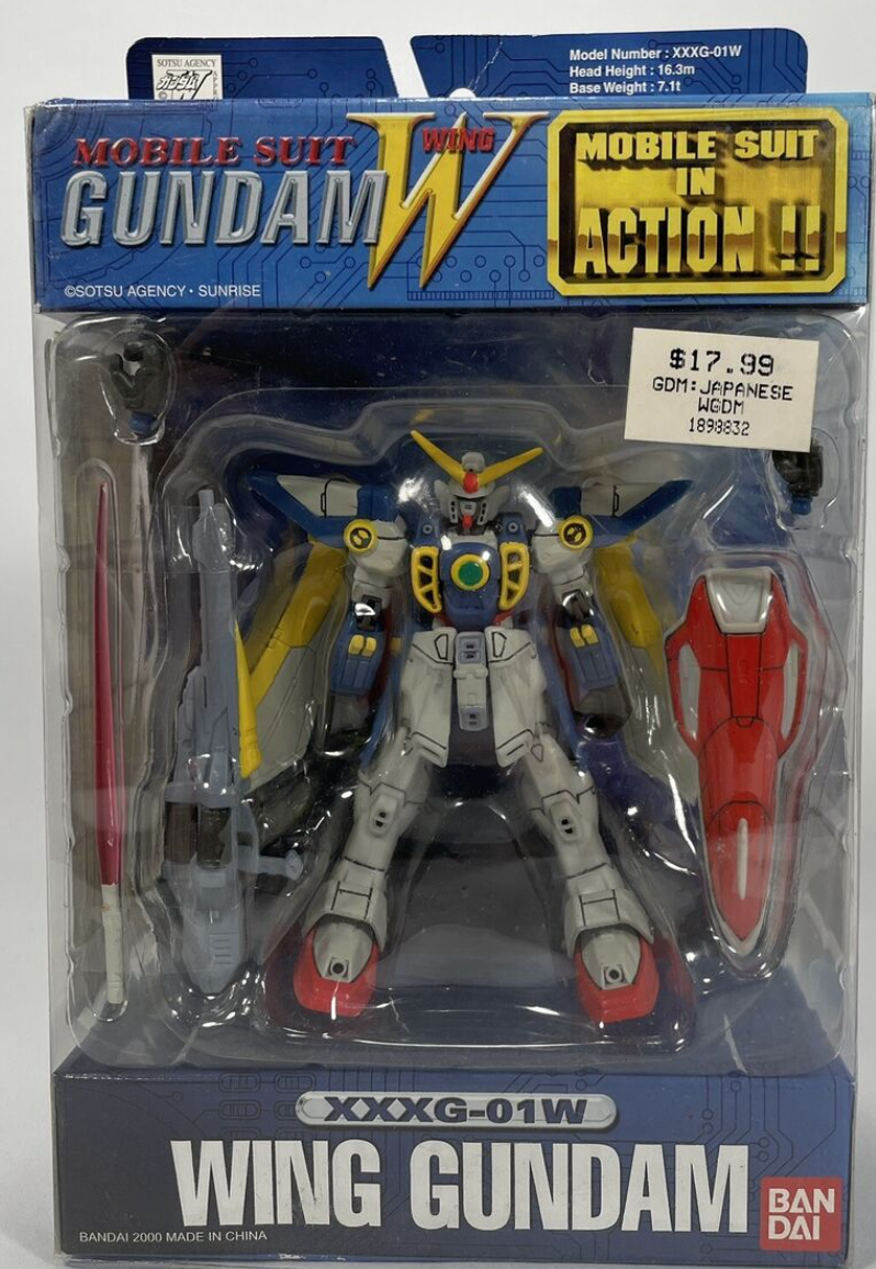 Bandai 2000 Mobile Suit in Action MSIA MIA Gundam W XXXG-01W Wing Gundam Figure