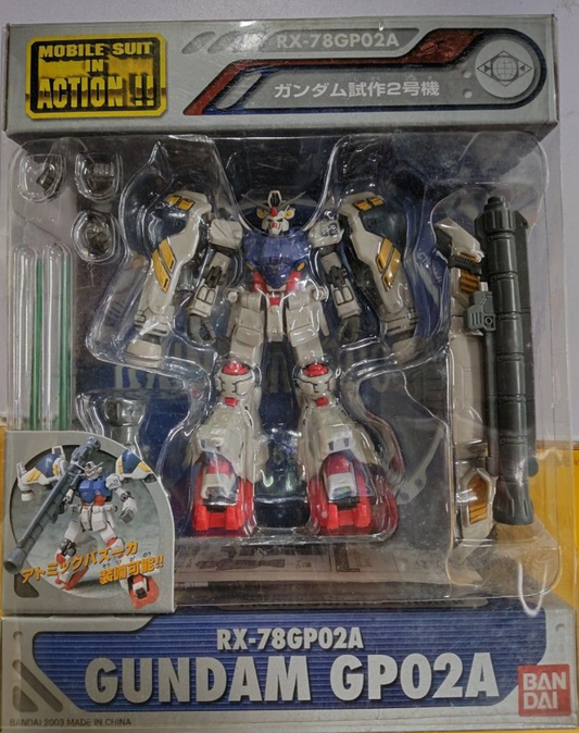 Bandai 2003 Mobile Suit in Action MSIA MIA Gundam RX-78GP02A Gundam GP02A Figure