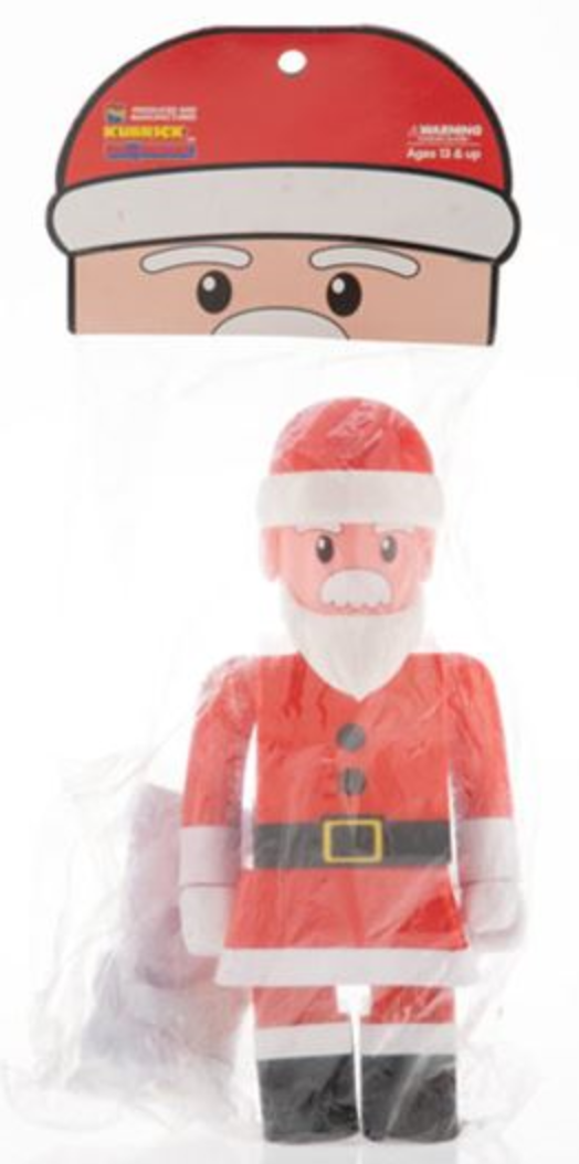 Medicom Toy 2001 Be@rbrick 400% Christmas Santa Claus 11" Vinyl Collection Figure