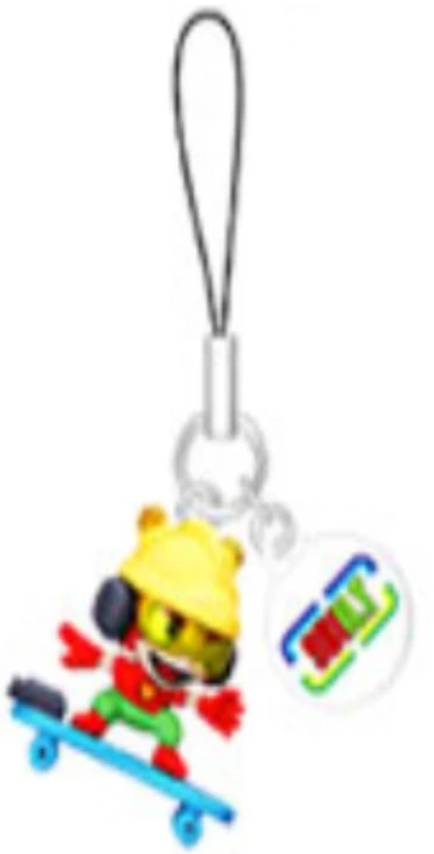 Yujin Nintendo Made In Wario Gashapon Mini Swing Strap Figure 9-Volt ver