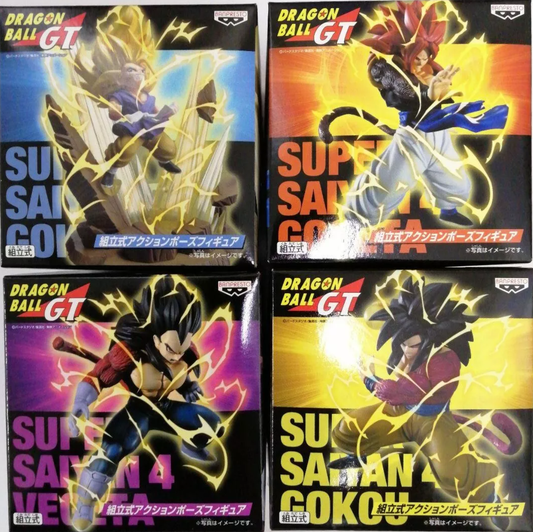 Banpresto Dragon Ball GT Assembly Action Pose Super Saiyan 4 Trading Figure Set